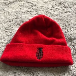FINAL PRICE Red Grenade Beanie